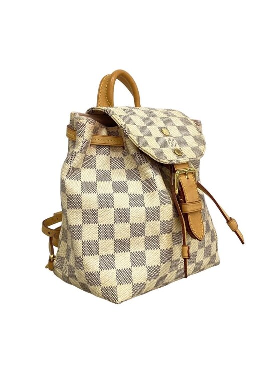 Louis Vuitton Backpack Damier Azur Sperone BB White main image 6